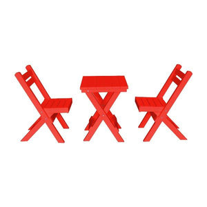 Coronado Folding Poly Bistro Set - The Charming Bench Company