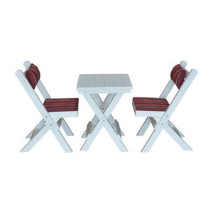 Coronado Folding Poly Bistro Set - The Charming Bench Company