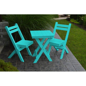 Coronado Folding Poly Bistro Set - The Charming Bench Company