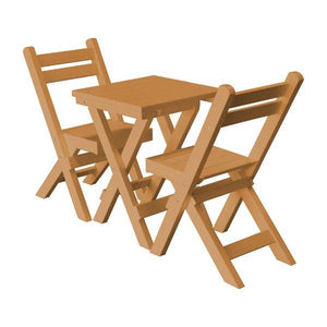 Coronado Folding Poly Bistro Set - The Charming Bench Company