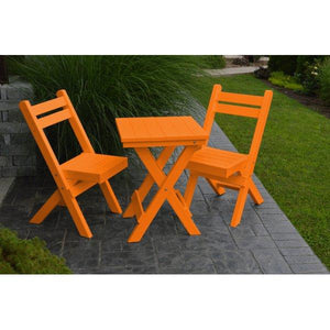 Coronado Folding Poly Bistro Set - The Charming Bench Company