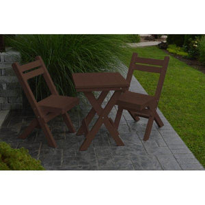 Coronado Folding Poly Bistro Set - The Charming Bench Company