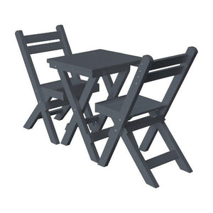 Coronado Folding Poly Bistro Set - The Charming Bench Company