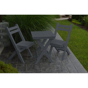 Coronado Folding Poly Bistro Set - The Charming Bench Company