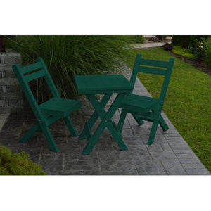 Coronado Folding Poly Bistro Set - The Charming Bench Company