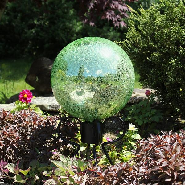 Crackle Glass Gazing Globes