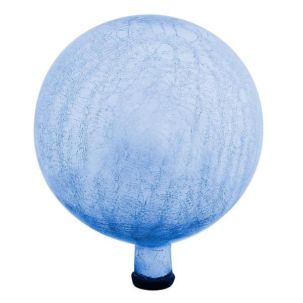 Crackle Glass Gazing Globes 6 inch / Blue Lapis