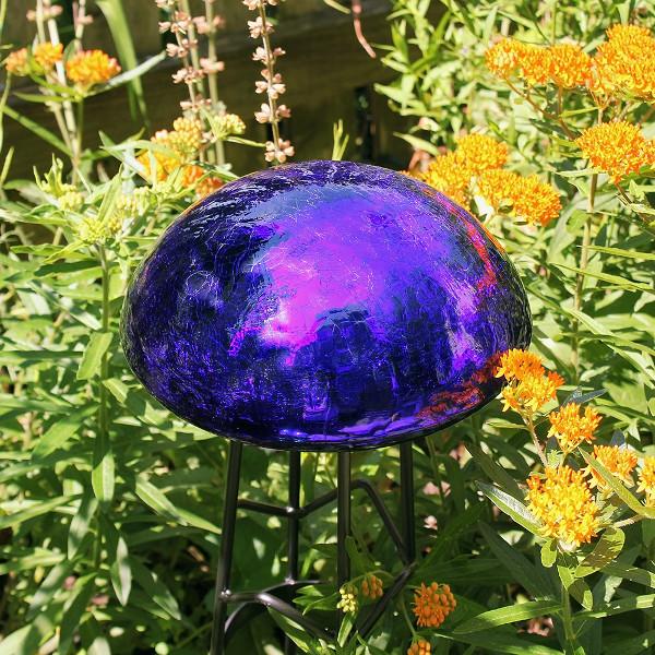Crackle Glass Toadstool