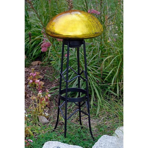 Crackle Glass Toadstool
