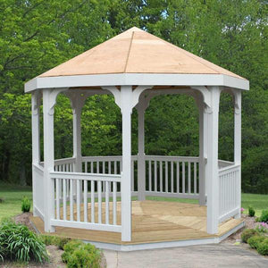 Creekvine Design 10 ft Vinyl Gazebo Other Furniture
