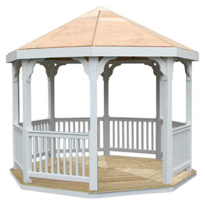 Creekvine Design 10 ft Vinyl Gazebo Other Furniture