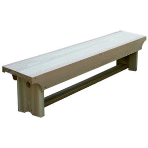 Creekvine Design 5' Cedar 1805 Traditional Heavy Duty Bench Garden Bench Unfinished