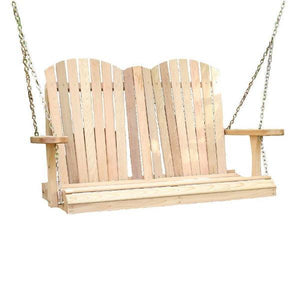 Creekvine Design Adirondack Cedar Quality Wooden Swing Porch Swings