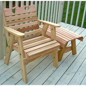 Cedar Country Hearts Patio Chair
