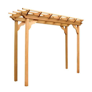 Creekvine Design Cedar New Dawn Pergola Wood Pergolas & Swings 3' x 8' / Unfinished