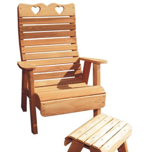 Creekvine Design Cedar Royal Country Hearts Patio Chair Chair