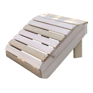 Creekvine Design Red Cedar American Forest Adirondack Footrest Adirondack Unfinished