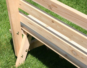 Creekvine Designs Cedar Cross Legged Picnic Table Set Picnic Table