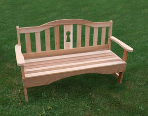Creekvine Designs Cedar Keyway Garden Bench Garden Benches
