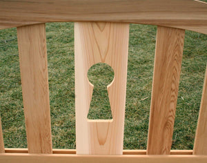 Creekvine Designs Cedar Keyway Garden Bench Garden Benches