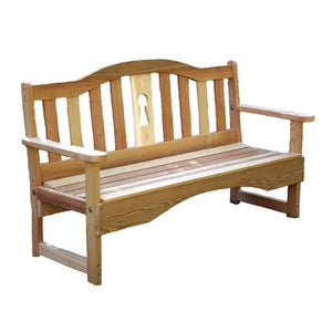 Creekvine Designs Cedar Keyway Garden Bench Garden Benches