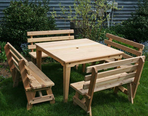 Creekvine Designs Cedar Union Dining Set Dining Table