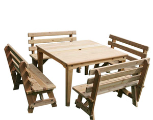 Creekvine Designs Cedar Union Dining Set Dining Table