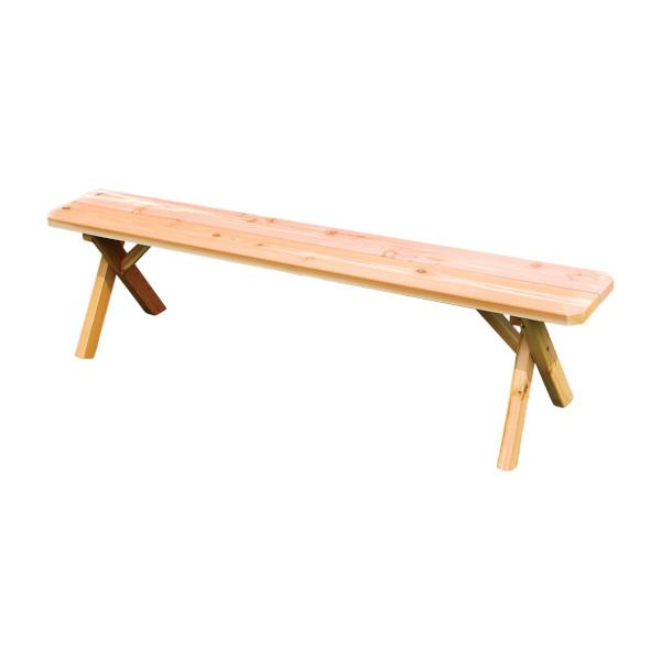 Cross Leg Cedar Picnic Bench by A & L Furniture - The Charming Bench ...