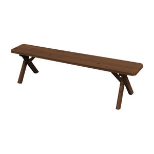 Cross Leg Cedar Picnic Bench Picnic Bench 6ft / Mushroom Stain