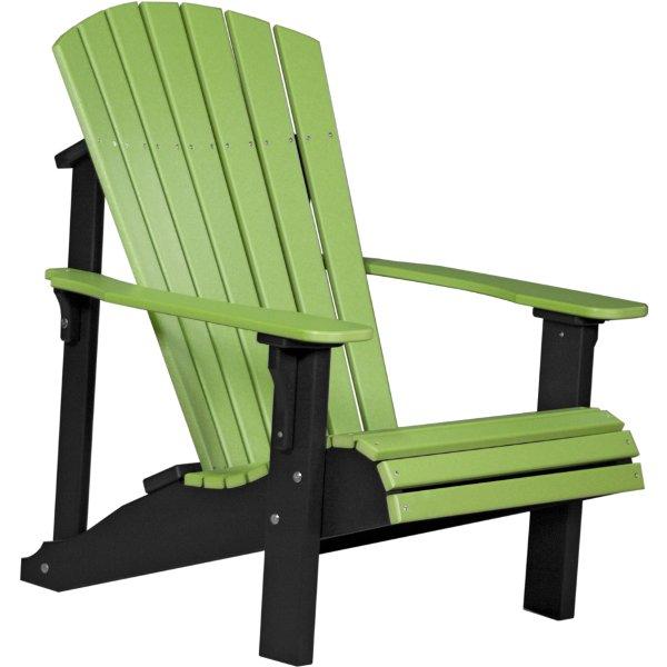 Deluxe Adirondack Chair Adirondack Chair Lime Green &amp; Black