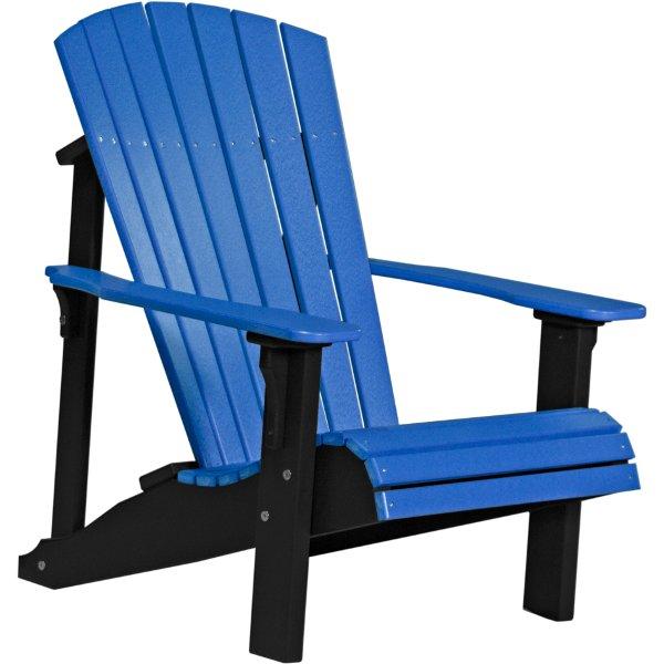 Deluxe Adirondack Chair Adirondack Chair Blue &amp; Black