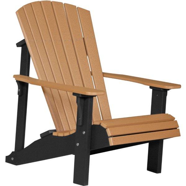 Deluxe Adirondack Chair Adirondack Chair Cedar &amp; Black