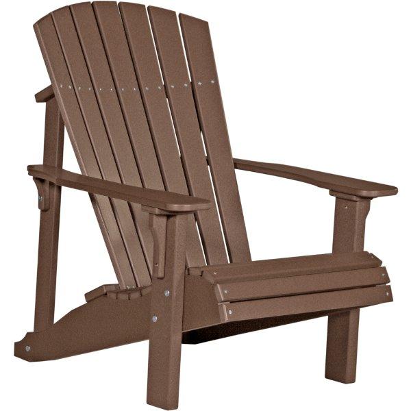Deluxe Adirondack Chair Adirondack Chair Chestnut Brown