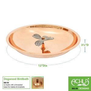 Dogwood Birdbath Birdbath