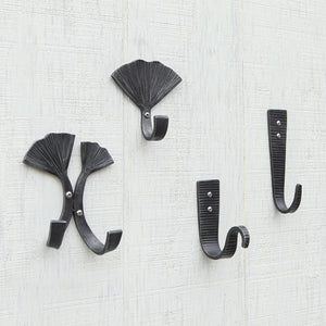 Double Ginkgo Leaf Hook Leaf Hook