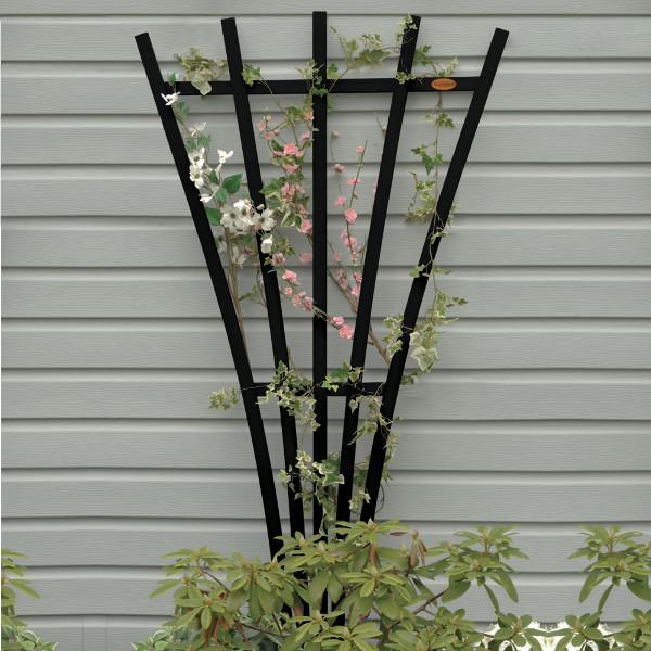 wooden fan trellis Highwood Hartford Fan Trellis, Black