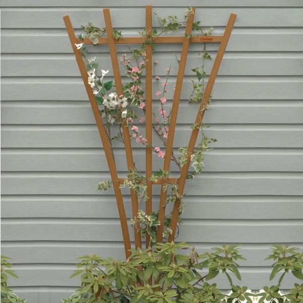 wooden garden fan trellis Eco-Friendly Hartford Fan Trellis