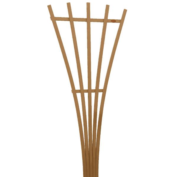 small wooden fan trellis Highwood Hartford Fan Trellis, Black