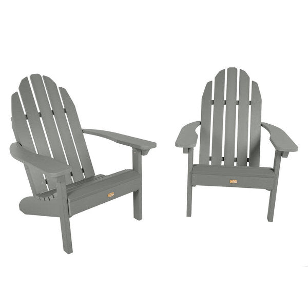 Essential Adirondack Chair Set of 2 Adirondack Chair Gray
