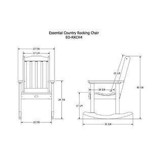 Essential Country Rocking Chair Rocking Chairs