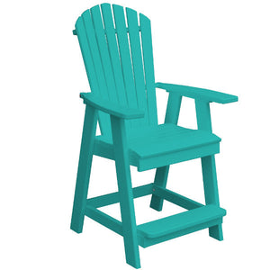 Fanback Counter Chair Outdoor Chair Aruba Blue