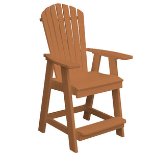 Fanback Counter Chair Outdoor Chair Cedar