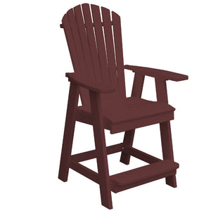 Fanback Counter Chair Outdoor Chair Cherrywood