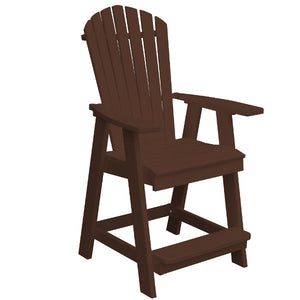 Fanback Counter Chair Outdoor Chair Tudor Brown