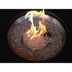Faux Wood Round Aluminum Fire Pit Fire Pits