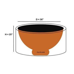 Fire Pit Cover - Canvas 36" Fire Pit Cover