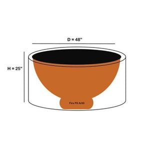 Fire Pit Cover - Canvas 48" Fire Pit Cover