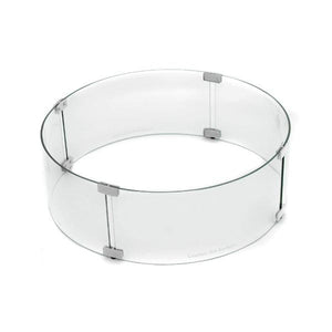 Fire Pit Round Glass Wind Screen Fire Pits