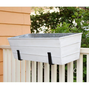 Flower Box with Clamp-On Brackets Flower Box with Bracket