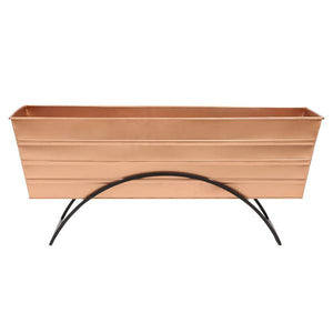 Flower Box With Odette Stand Flower Box Large / Copper